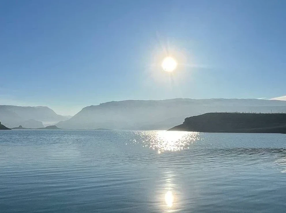 Чиркейское водохранилище 