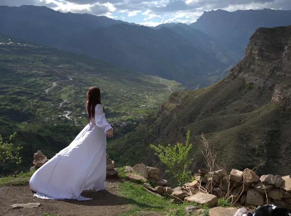 Фотосессия в платьях в Кахибе 