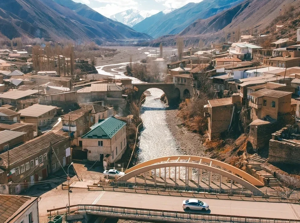 Ахты.Арочные мосты 